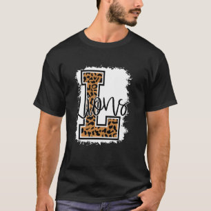 Fußball Löwen Schule Sport Fan Team Geist 1 T-Shirt
