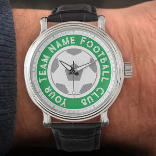 Fußball-Lüfter oder Fußball-Unterstützer Armbanduhr