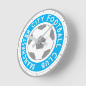 Fußball-Lüfter oder Fußball-Unterstützer Runde Uhr (Winkel)