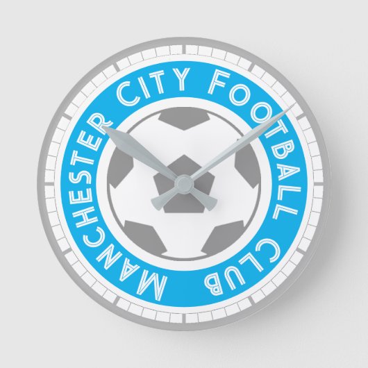 Fußball-Lüfter oder Fußball-Unterstützer Runde Uhr (Vorderseite)