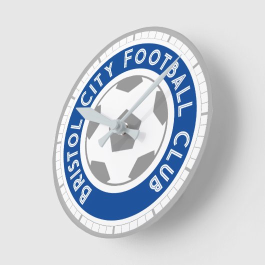 Fußball-Lüfter oder Fußball-Unterstützer Runde Uhr (Winkel)