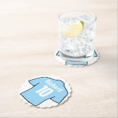 Fußball-Lüfter Shirt zu personalisieren. Untersetzer (Vor Ort)