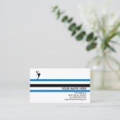 Fußball: Luftstar Visitenkarte (Stehend Vorderseite)