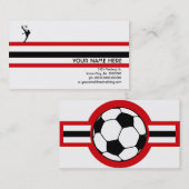 Fußball: Luftstern Visitenkarte (Vorne/Hinten)