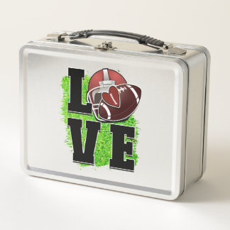 Fußball-Lunchbox Metall Brotdose