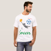 Fußball lustig einzigartig individualisierbar T-Shirt