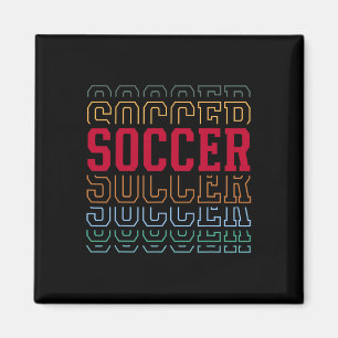Fußball Lustiger Schichttext Team Spieler Trainer  Magnet