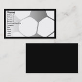 Fußball: M: Visitenkarte (Vorne/Hinten)