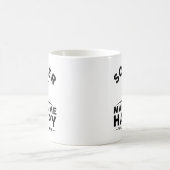 Fußball macht mich glücklich kaffeetasse (Mittel)