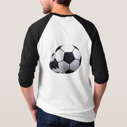 Fußball macht Spaß, lasst uns spielen T-Shirt (Rückseite)