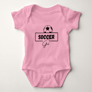 Fußball Mädchen Baby, Mädchen Fußball Geschenke, F Baby Strampler