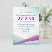 FUSSBALL-MÄDCHEN Bar Mitzvah Einladung (Stehend Vorderseite)