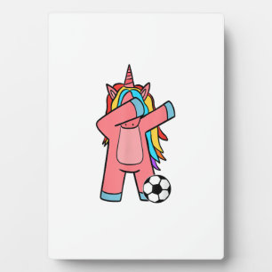 Fußball Mädchen Frauen Fußball Einhorn Fußball T-S Fotoplatte