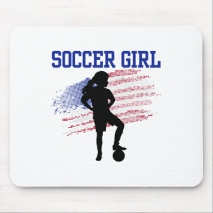 Fußball Mädchen Fußball Fan Unterstützung Stadion Mousepad