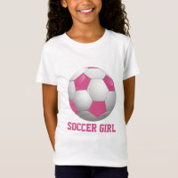 Fußball-Mädchen-Fußball-Rosa und Weiß