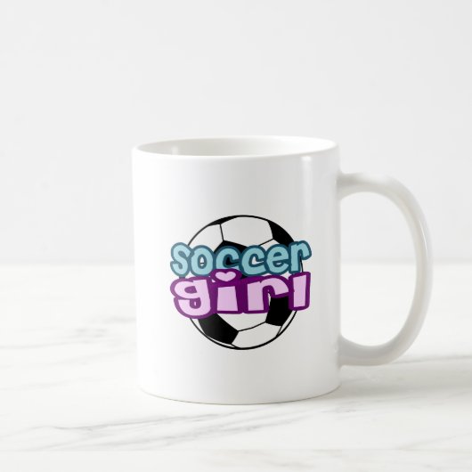 Fußball-Mädchen Kaffeetasse (Rechts)