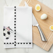 Fußball-Mädchen Küchentuch (Viertel Falte)