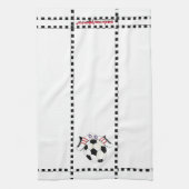 Fußball-Mädchen Küchentuch (Vertikal)