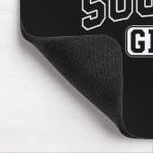 Fußball Mädchen Lustig Athletischer Schriftzug Toc Mousepad (Ecke)