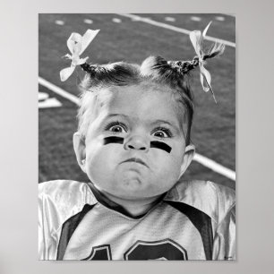 Fußball Mädchen Poster