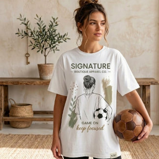 Fußball Mädchen Skizze Watercolor Abstract Tri-Ble Tri-Blend Shirt