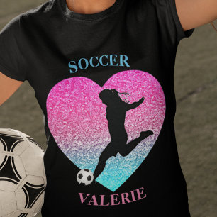 Fußball Mädchen T-Shirt 