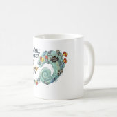 Fußball-Magie-Dschinn-Fußball-Fun-Geschenk Kaffeetasse (VorderseiteRechts)