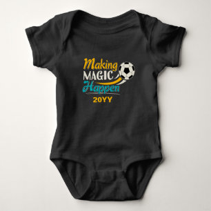 Fußball Magie vollbringen Baby Strampler