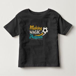 Fußball Magie vollbringen Kleinkind T-shirt
