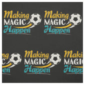 Fußball Magie vollbringen Stoff (Muster)