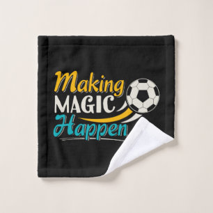 Fußball Magie vollbringen Waschlappen