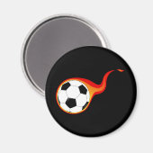 Fußball Magnet (Vorderseite/Rückseite)