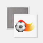 Fußball Magnet (Vorderseite/Rückseite)