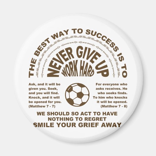 Fußball Magnet (Vorne)