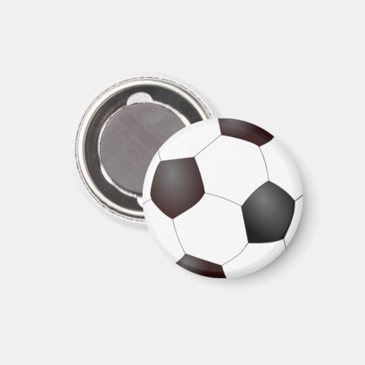 Fußball Magnet (Vorderseite/Rückseite)
