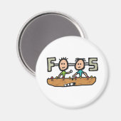 Fußball Magnet (Vorderseite/Rückseite)