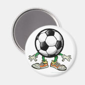 Fußball Magnet (Vorderseite/Rückseite)