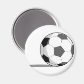 Fußball Magnet (Vorderseite/Rückseite)