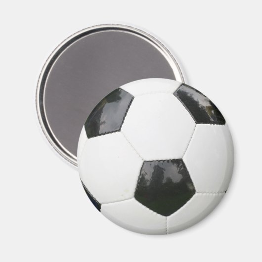 Fußball Magnet (Vorderseite/Rückseite)