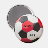 Fußball-Magnet Magnet (Vorderseite/Rückseite)