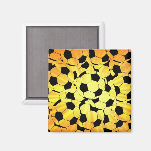 Fußball-Magnet Magnet (Vorderseite/Rückseite)