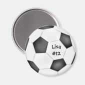 Fußball-Magnet Magnet (Vorderseite/Rückseite)