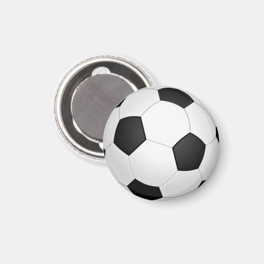 Fußball-Magnet Magnet (Vorderseite/Rückseite)