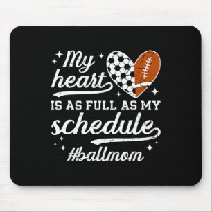 Fußball-Mama, auf die ich stolz bin Mousepad