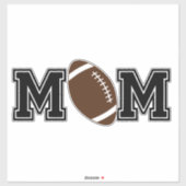 Fußball-Mama Aufkleber (Blatt)