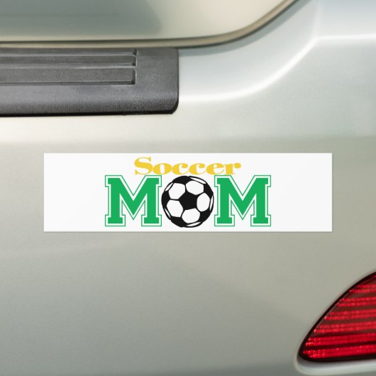 Fußball-Mama Autoaufkleber (Auf Auto)