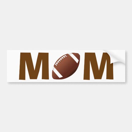 Fußball-Mama Autoaufkleber (Vorne)