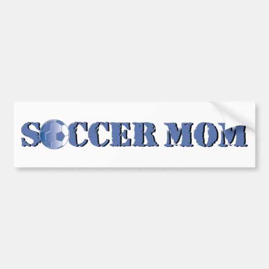 Fußball-Mama-Autoaufkleber Autoaufkleber (Vorne)