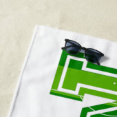 Fußball-Mama Ball und Feldfußball-Pitch Strandtuch (Beispiel)