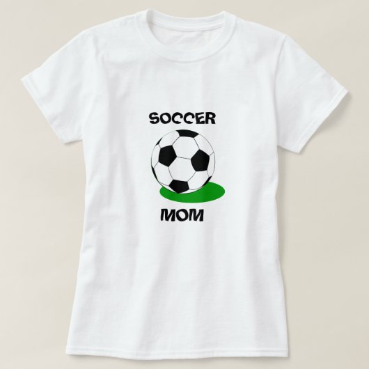 Fußball-Mama, Baseball-T - Shirt (Design vorne)